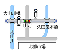 イラスト：北部市場北地図