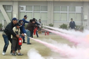 志水小学校区自主防災会防災訓練の写真