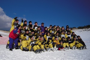 豊山中学校スキー研修の写真