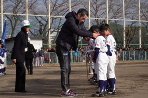 第17回イチロー杯争奪学童軟式野球大会閉会式の写真