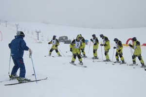 スキー研修の写真