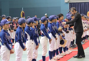 イチロー杯閉会式の写真