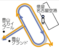 イラスト：名古屋空港地図