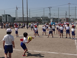 写真：ドッジボール大会