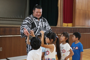 豊山関との交流の写真