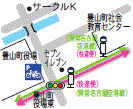 イラスト：豊山町社会教育センター地図