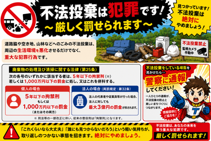 不法投棄ポスター